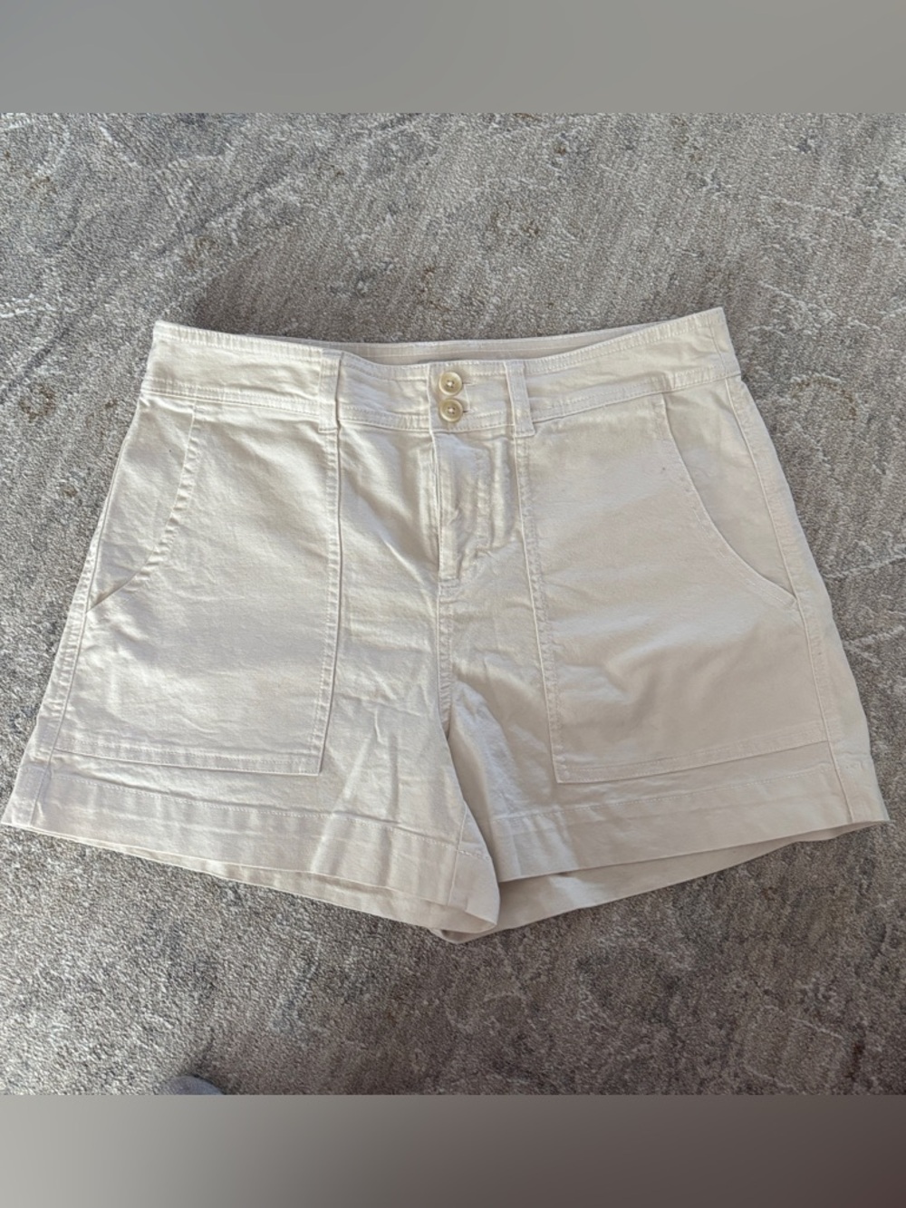 a new day Cream High-Rise Utility Shorts
